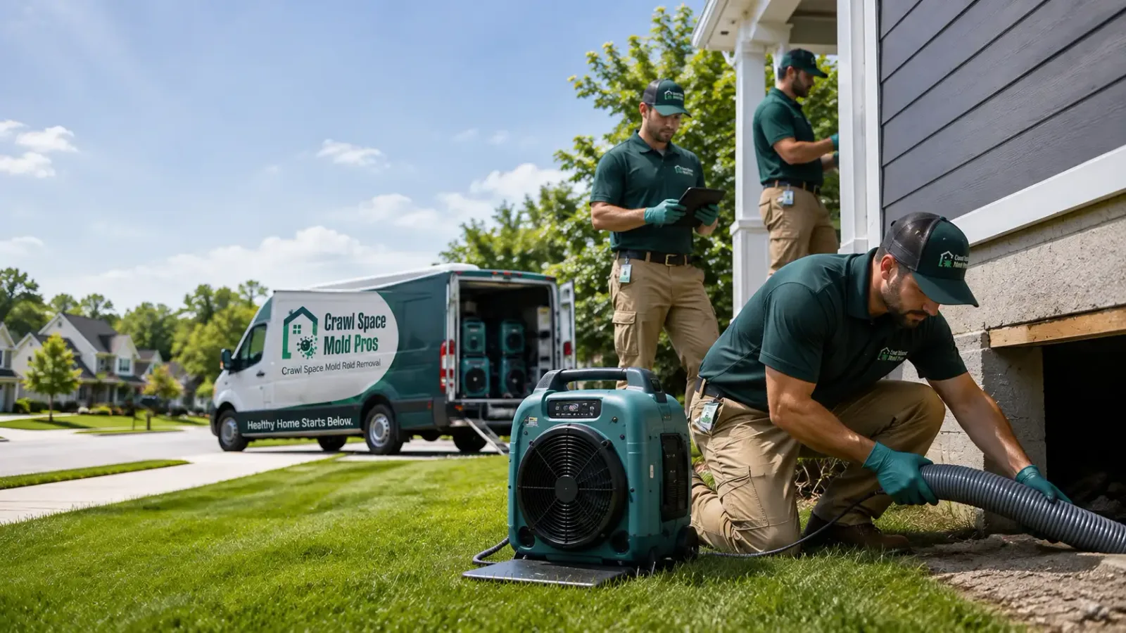 Crawl Space Mold Removal in Guilford, ME